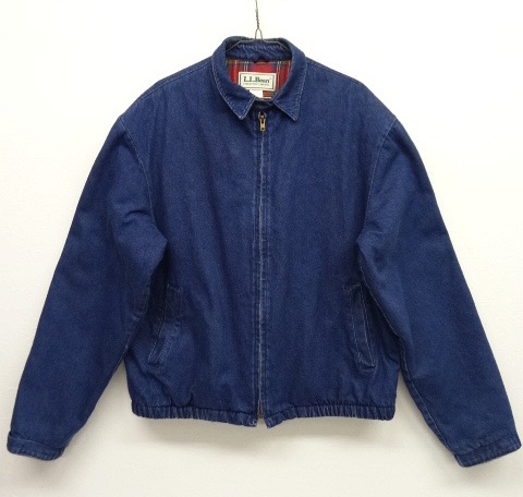 画像: 80'S L.L.Bean チンスト付き デニム ドリズラージャケット USA製 (VINTAGE) 「Jacket」 入荷しました。