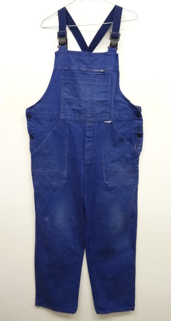 画像: ユーロ ワーク HBT オーバーオール ブルー (VINTAGE) 「Bottoms」 入荷しました。