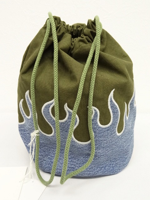 画像: ink "FLAME PURSE" USテント + LEVIS505 解体＆再構築 ポーチ BLUE (NEW) 「Bag」 入荷しました。