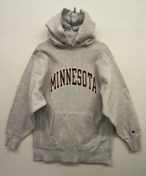 画像: 90'S CHAMPION 刺繍タグ リバースウィーブ パーカー GREY USA製 (VINTAGE) 「Parka」 入荷しました。