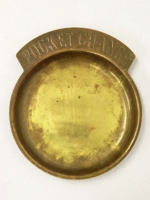 画像: ブラス製 POCKET CHANGE マネートレイ 小物入れ (ANTIQUE) 「Antique Goods」 入荷しました。