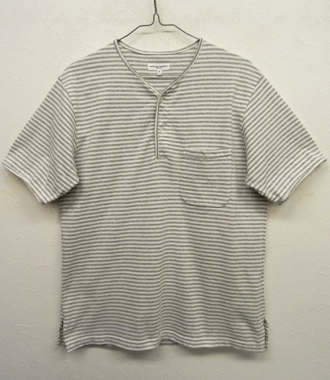 画像: Engineered Garments ヘンリーネック ポケット付き ボーダーTシャツ USA製 (USED) 「T-Shirt」 入荷しました。