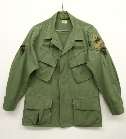 画像: 60'S アメリカ軍 US ARMY "JUNGLE FATIGUE 3rd" ノンリップ ポプリンジャケット S-S (VINTAGE) 「Jacket」 入荷しました。