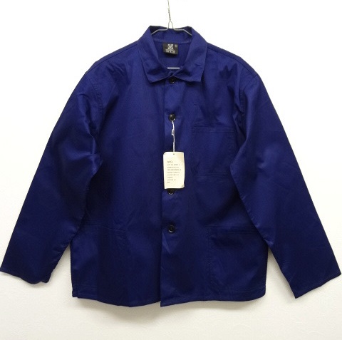 画像: ユーロ ワーク カバーオール ワークジャケット ネイビー (DEADSTOCK) 「Jacket」 入荷しました。