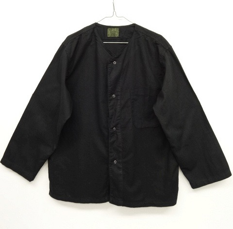 画像: 60'S アメリカ軍 US ARMY ドットボタン パジャマシャツ BLACK (VINTAGE) 「L/S Shirt」 入荷しました。