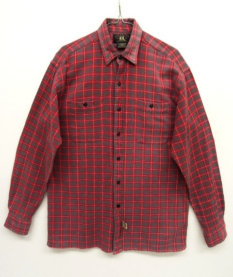 画像: 90'S RRL 初期 三ツ星タグ ボックスシャツ チェック柄 (VINTAGE) 「L/S Shirt」 入荷しました。