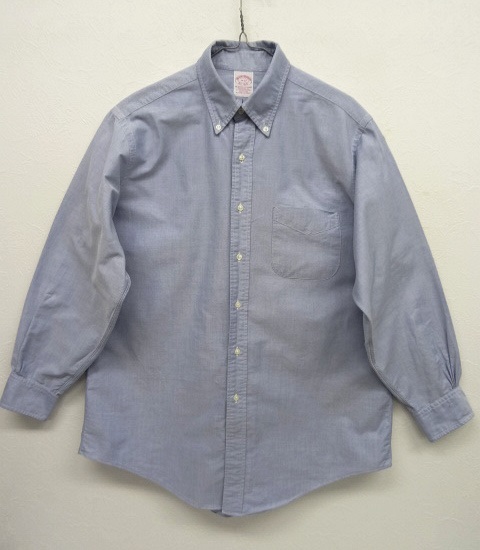 画像: 90'S BROOKS BROTHERS オックスフォード BDシャツ ブルー USA製 (VINTAGE) 「L/S Shirt」 入荷しました。