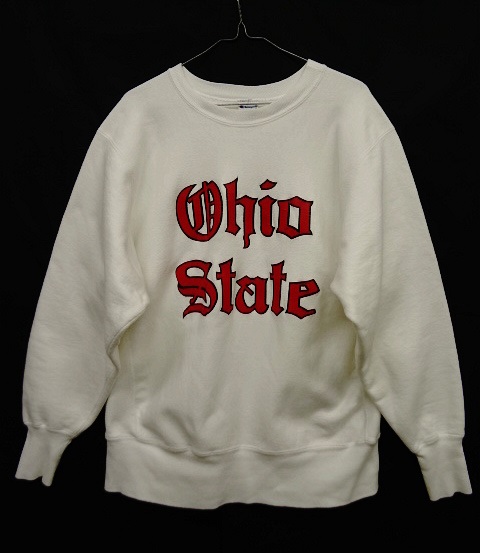 画像: 90'S CHAMPION 刺繍タグ リバースウィーブ ホワイト USA製 (VINTAGE) 「Sweat Shirt」 入荷しました。