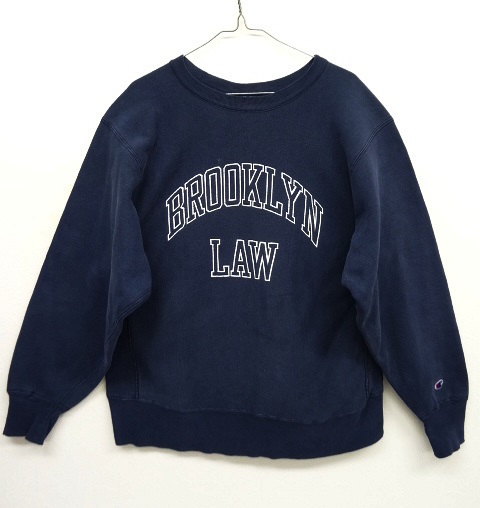 画像: 80'S CHAMPION トリコタグ リバースウィーブ ネイビー USA製 (VINTAGE) 「Sweat Shirt」 入荷しました。