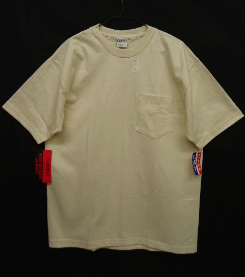 画像: 90'S CAMBER #302 MAX WEIGHT JERSEY 8oz ポケット付き Tシャツ NATURAL USA製 (DEADSTOCK) 「T-Shirt」 入荷しました。