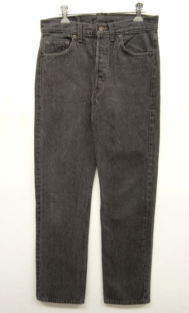 画像: 90'S LEVIS 501 デニム BLACK USA製 W30L32 (VINTAGE) 「Bottoms」 入荷しました。