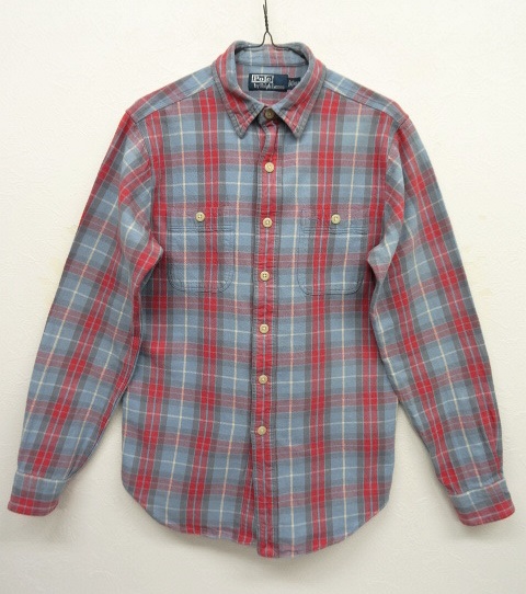 画像: RALPH LAUREN フランネル ワークシャツ チェック柄 (USED) 「L/S Shirt」 入荷しました。