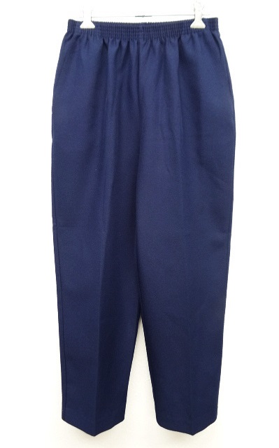 画像: ウエストゴム入り スラックス イージーパンツ NAVY (USED) 「Bottoms」 入荷しました。