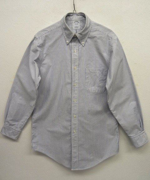画像: 90'S BROOKS BROTHERS オックスフォード BDシャツ ブルー/ホワイト ストライプ USA製 (VINTAGE) 「L/S Shirt」 入荷しました。