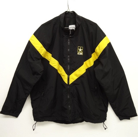 画像: アメリカ軍 US ARMY 裏地メッシュ APFU トレーニングジャケット ブラック (USED) 「Jacket」 入荷しました。