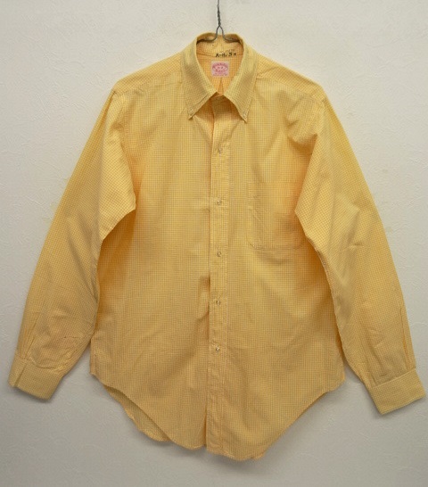 画像: 70'S BROOKS BROTHERS オックスフォード BDシャツ 6ボタン ギンガムチェック USA製 (VINTAGE) 「L/S Shirt」 入荷しました。