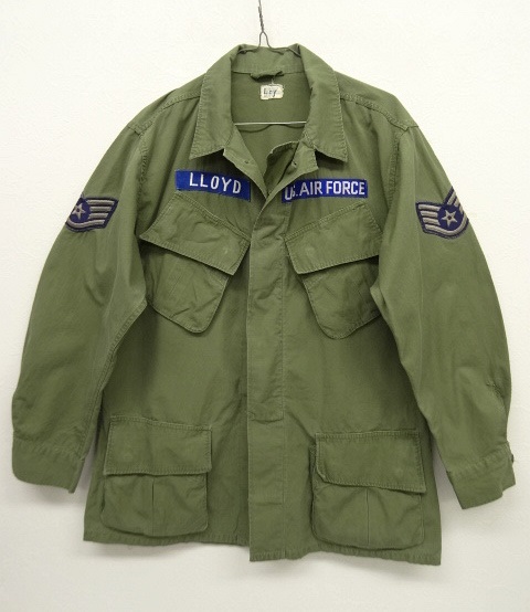 画像: 60'S アメリカ軍 USAF "JUNGLE FATIGUE 2nd" ノンリップ ガスフラップ付き ポプリンジャケット (VINTAGE) 「Jacket」 入荷しました。