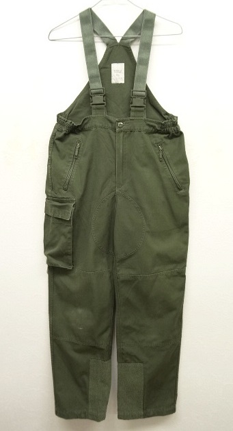 画像: 90'S フランス軍 オーバーオール オリーブ (VINTAGE) 「Bottoms」 入荷しました。