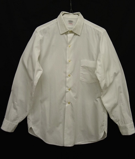 画像: 60'S ARROW マチ付き 長袖 シャツ WHITE USA製 (VINTAGE) 「L/S Shirt」 入荷しました。