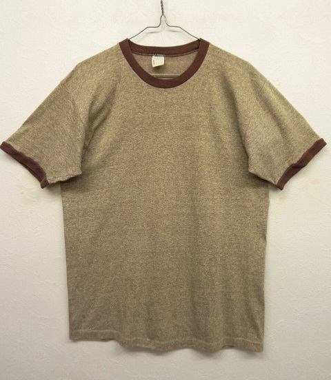 画像: 70'S TOWNCRAFT リンガー Tシャツ ヘザーベージュ (VINTAGE) 「T-Shirt」 入荷しました。