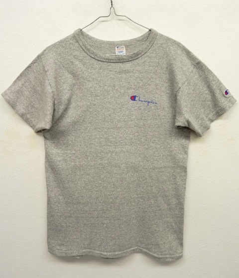 画像: 80'S CHAMPION トリコタグ 無地 ワンポイントロゴ Tシャツ USA製 (VINTAGE) 「T-Shirt」 入荷しました。