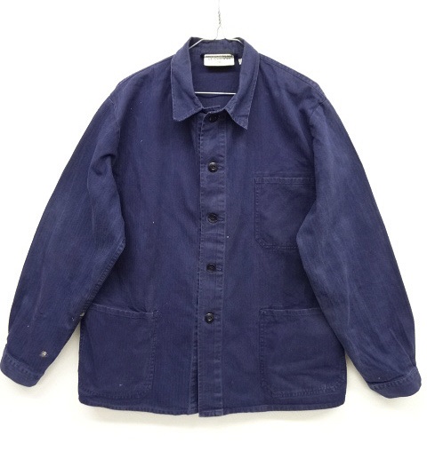 画像: 90'S ドイツ軍 HBT カバーオール ワークジャケット インクブルー 52 (VINTAGE) 「Jacket」 入荷しました。