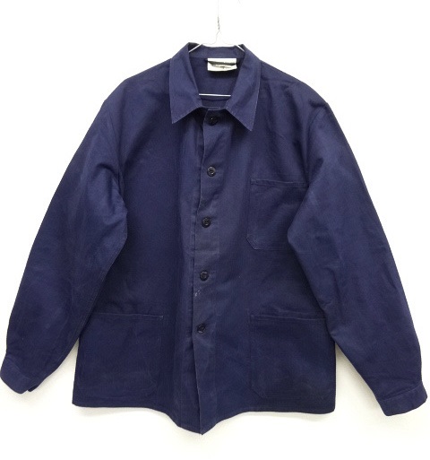 画像: 90'S ドイツ軍 HBT カバーオール ワークジャケット インクブルー 54 (VINTAGE) 「Jacket」 入荷しました。