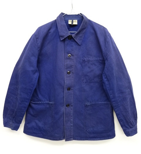 画像: 80'S ドイツ軍 HBT カバーオール ワークジャケット インクブルー 48 (VINTAGE) 「Jacket」 入荷しました。