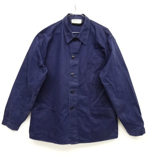 画像: 90'S ドイツ軍 HBT カバーオール ワークジャケット インクブルー 52 (VINTAGE) 「Jacket」 入荷しました。