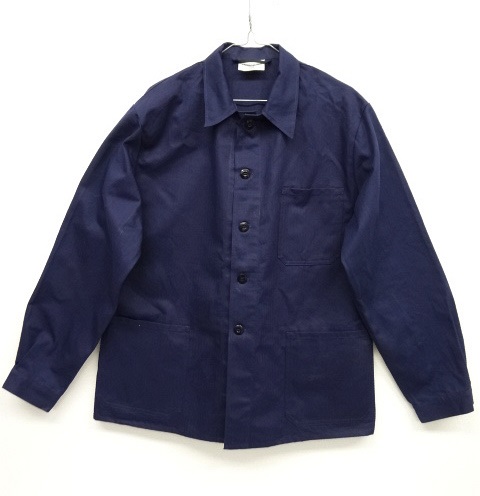 画像: 90'S ドイツ軍 HBT カバーオール ワークジャケット インクブルー 50 (VINTAGE) 「Jacket」 入荷しました。