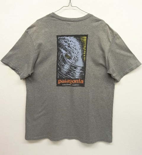 画像: PATAGONIA HALEIWA限定 波バックプリント 半袖 Tシャツ USA製 (USED) 「T-Shirt」 入荷しました。