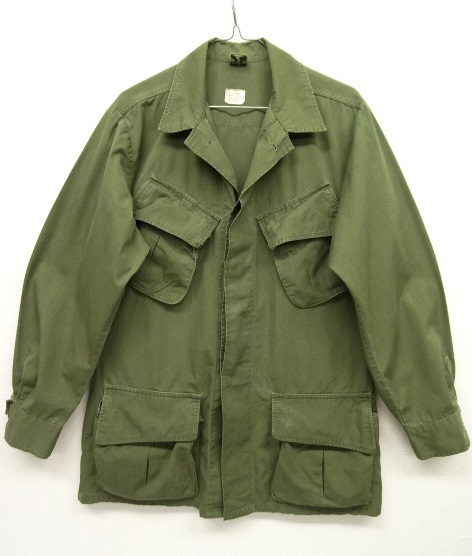 画像: 60'S アメリカ軍 US ARMY "JUNGLE FATIGUE 3rd" ノンリップ ポプリンジャケット S-R (VINTAGE) 「Jacket」 入荷しました。