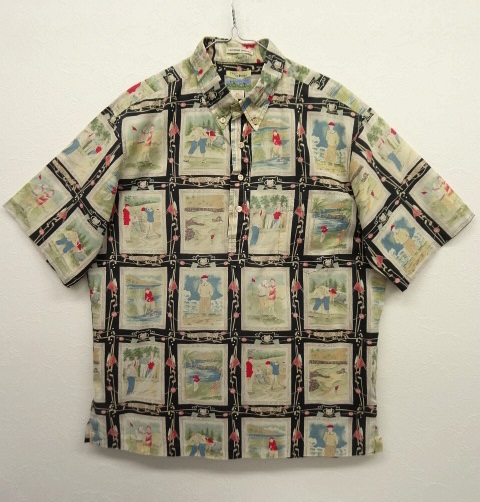 画像: 80'S REYN SPOONER アロハシャツ ゴルファー柄 USA製 (VINTAGE) 「S/S Shirt」 入荷しました。