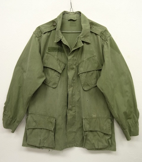 画像: 60'S アメリカ軍 US ARMY "JUNGLE FATIGUE 2nd" ノンリップ ガスフラップ付き ポプリンジャケット (VINTAGE) 「Jacket」 入荷しました。
