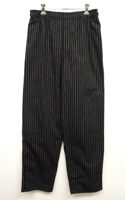 画像: UNCOMMON THREADS バギーシェフパンツ ブラック/ホワイト ピンストライプ (NEW) 「Bottoms」 入荷しました。