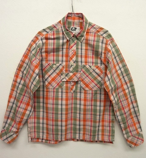 画像: Engineered Garments チンスト付き 長袖 ボックスシャツ USA製 (USED) 「L/S Shirt」 入荷しました。