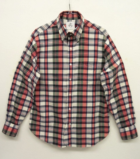 画像: BLACK FLEECE オックスフォード 長袖 BDシャツ チェック柄 USA製 (USED) 「L/S Shirt」 入荷しました。