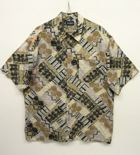 画像: PURITAN レーヨン 半袖 ボックスシャツ 総柄 (VINTAGE) 「S/S Shirt」 入荷しました。