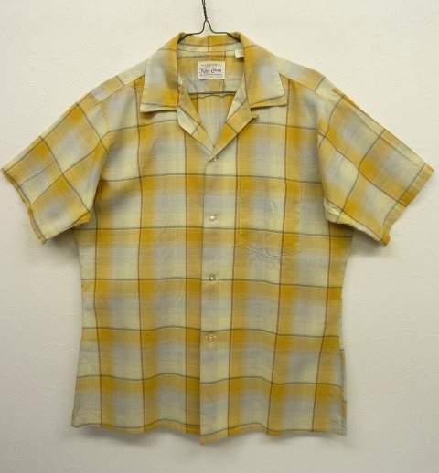 画像: 60'S ARROW 半袖 オープンカラーシャツ チャック柄 USA製 (VINTAGE) 「S/S Shirt」 入荷しました。