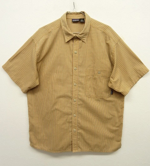 画像: 03'S PATAGONIA シアサッカー 半袖シャツ チェック柄 (USED) 「S/S Shirt」 入荷しました。