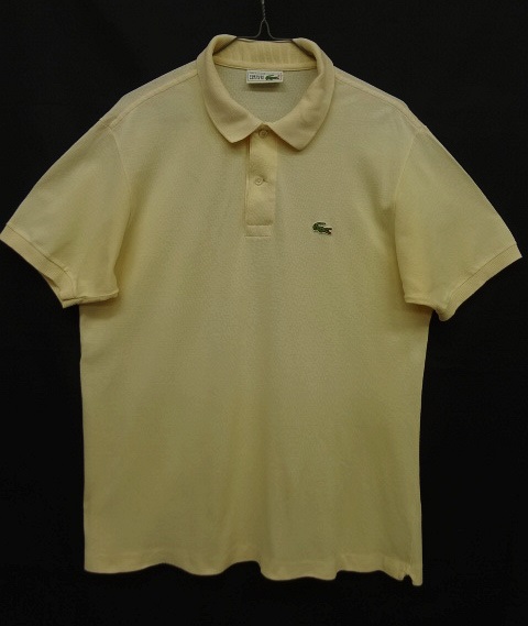 画像: 80'S CHEMISE LACOSTE L1212 ポロシャツ レモンイエロー フランス製 (VINTAGE) 「S/S Polo」 入荷しました。