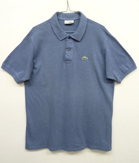 画像: 80'S CHEMISE LACOSTE L1212 ポロシャツ ブルー フランス製 (VINTAGE) 「S/S Polo」 入荷しました。