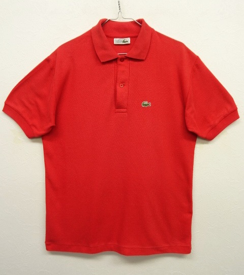 画像: 70'S CHEMISE LACOSTE L1212 ポロシャツ レッド フランス製 (VINTAGE) 「S/S Polo」 入荷しました。