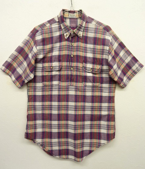 画像: MISTER FREEDOM マドラスチェック 半袖 ボタンダウンシャツ (VINTAGE) 「S/S Shirt」 入荷しました。