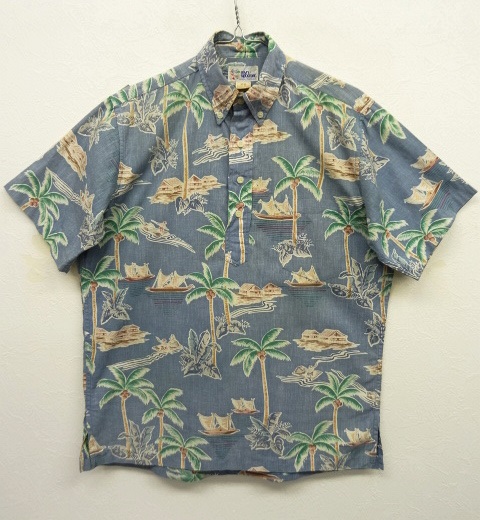 画像: 90'S REYN SPOONER コットン ボタンダウン アロハシャツ ハワイ製 (VINTAGE) 「S/S Shirt」 入荷しました。