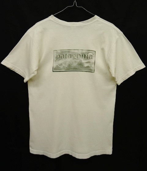 画像: PATAGONIA 白タグ バックプリント ロゴ 半袖Tシャツ USA製 (USED) </a>「T-Shirt」 入荷しました。