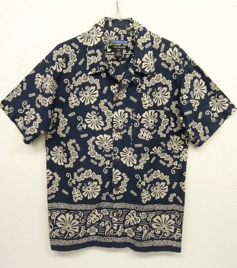 画像: 00'S PATALOHA 半袖 アロハシャツ ネイビーベース ポルトガル製 (VINTAGE) 「S/S Shirt」 入荷しました。