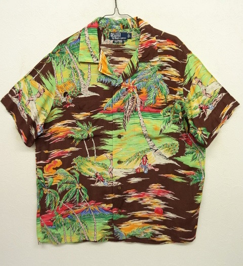 画像: 90'S RALPH LAUREN レーヨン オープンカラー アロハシャツ (VINTAGE) 「S/S Shirt」 入荷しました。