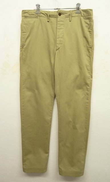 画像: RRL フラップ付きバックポケット ミリタリー チノパンツ ベージュ (USED) 「Bottoms」 入荷しました。