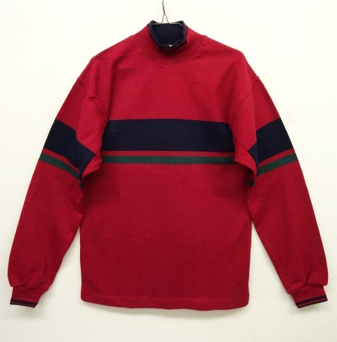画像: 80'S LL Bean "COLUMBIA KNIT製" モックネック ロンT USA製 (DEADSTOCK) 「T-Shirt」 入荷しました。